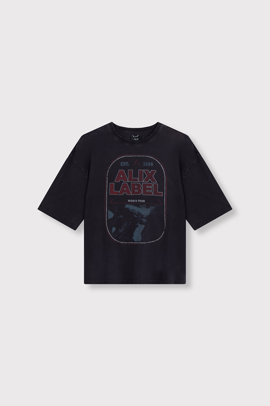World Tour Camiseta — Algodón Estampado World Tour Manga Corta | Alix the Label