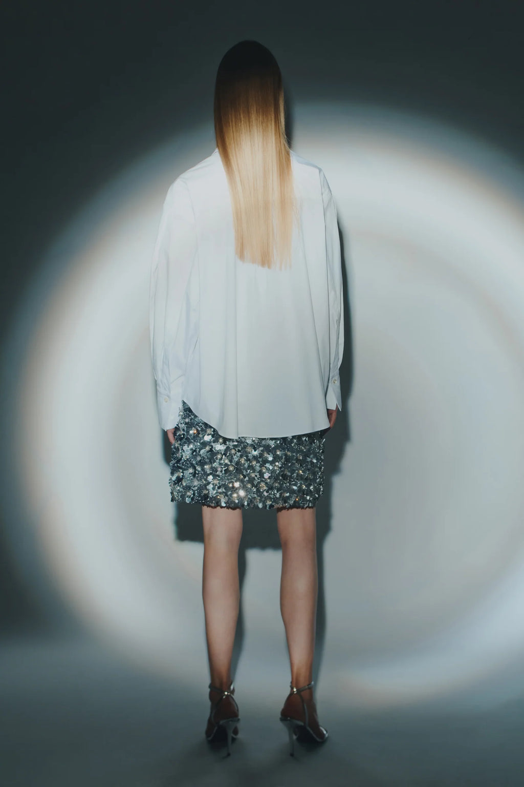 Camisa Strass — Tejido Strass Manga Larga Cuello Camisero | Circus Hotel