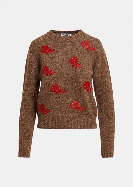 Korine Embroidered Pullover.