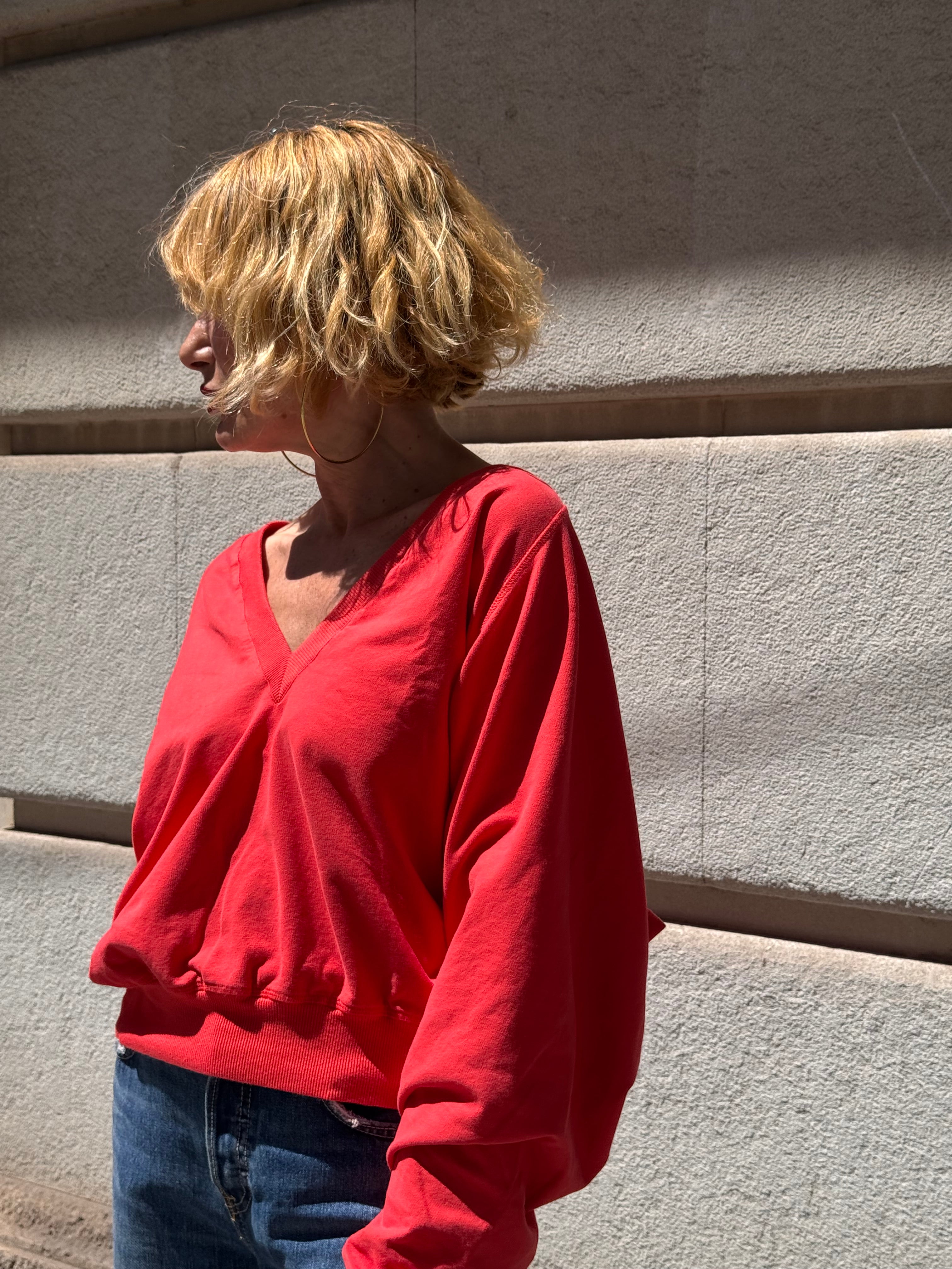 Julieta sudadera roja