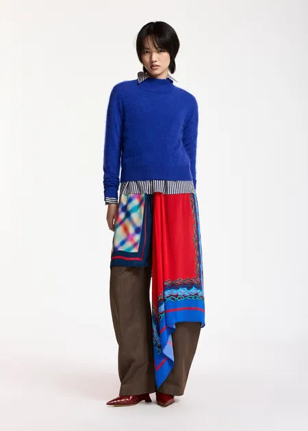 Karacas cashmere pullover azul.