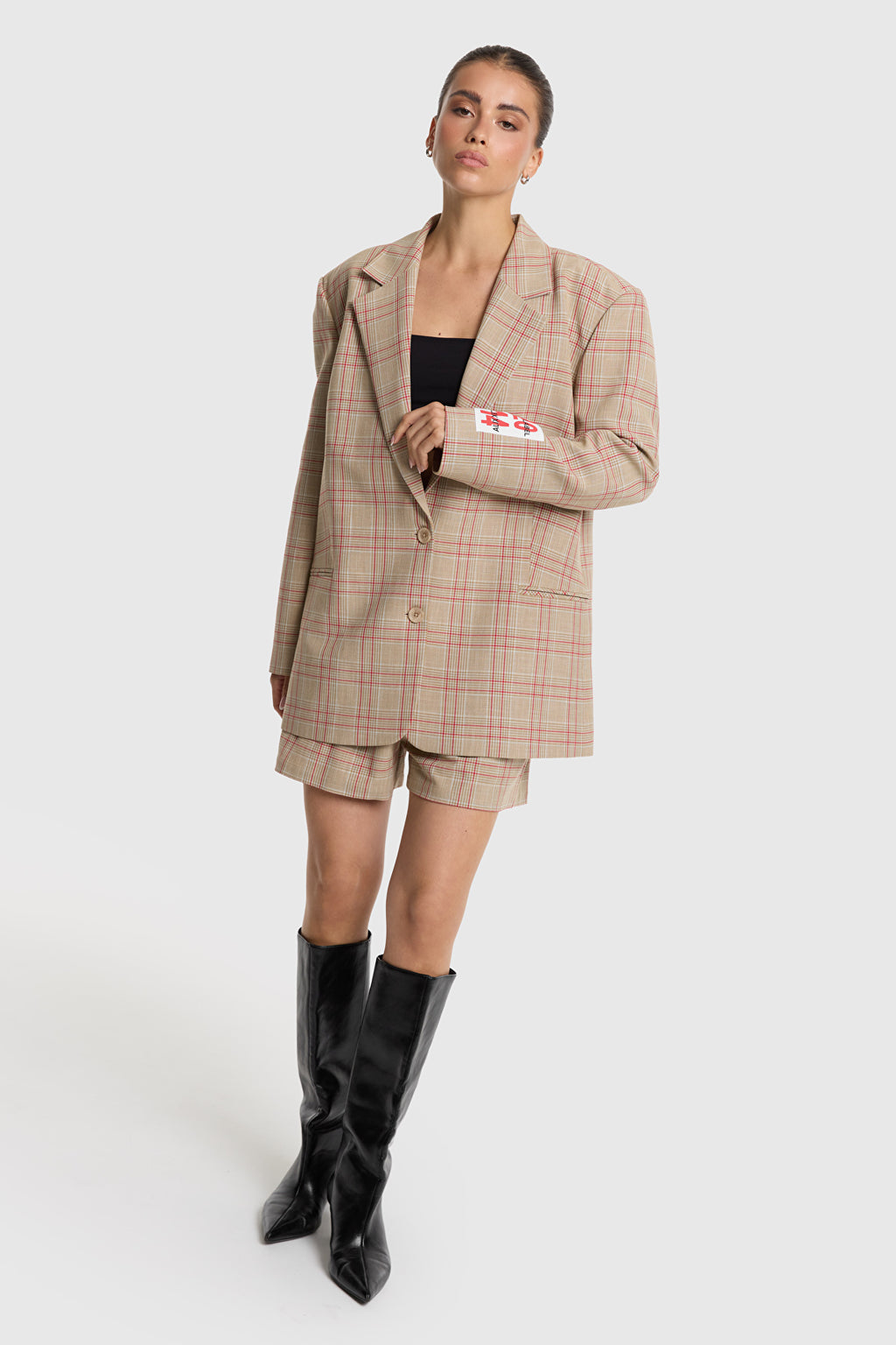 Blazer Cuadros Alix.