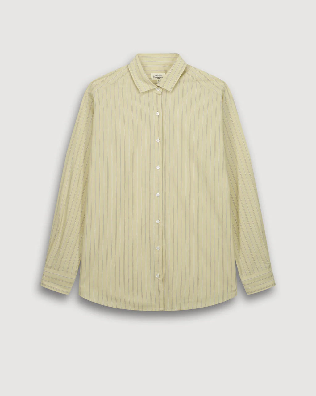 Charlot Camisa Amarilla — Tejido Fluido Manga Larga Cuello Camisero | Hartford