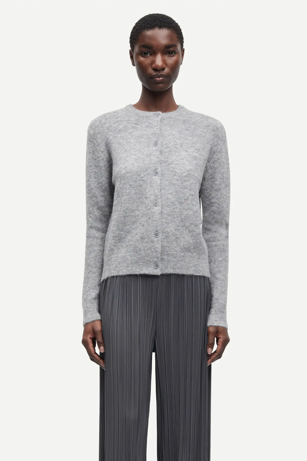 Nor Short Cardigan gris.