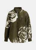 Joranje Camisa — Tejido Fluido Manga Larga Estampado | Essentiel Antwerp