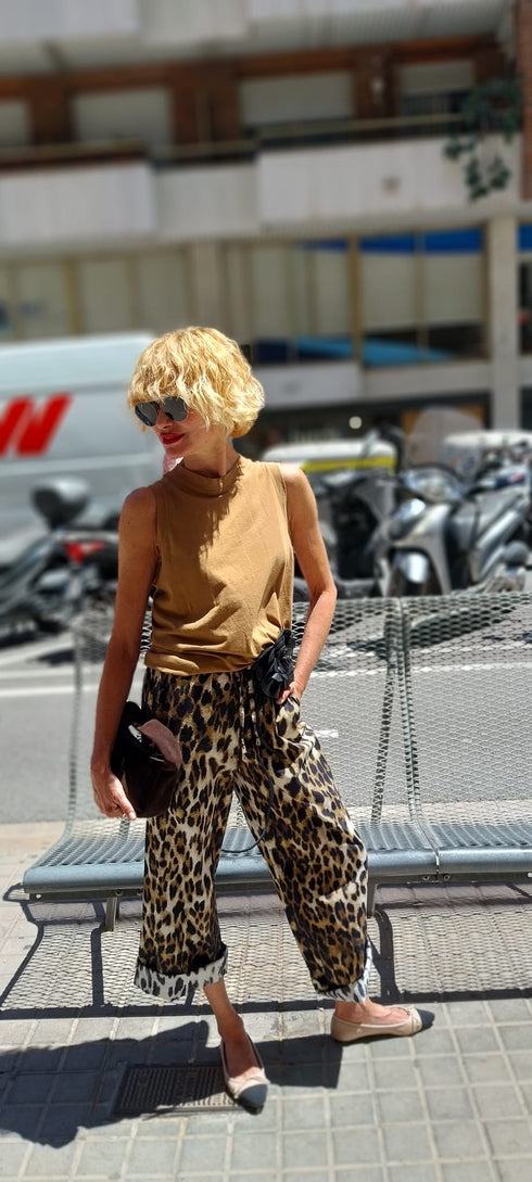 Pantalon leopardo