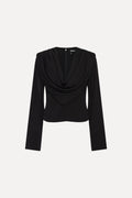 Draped Blouse.
