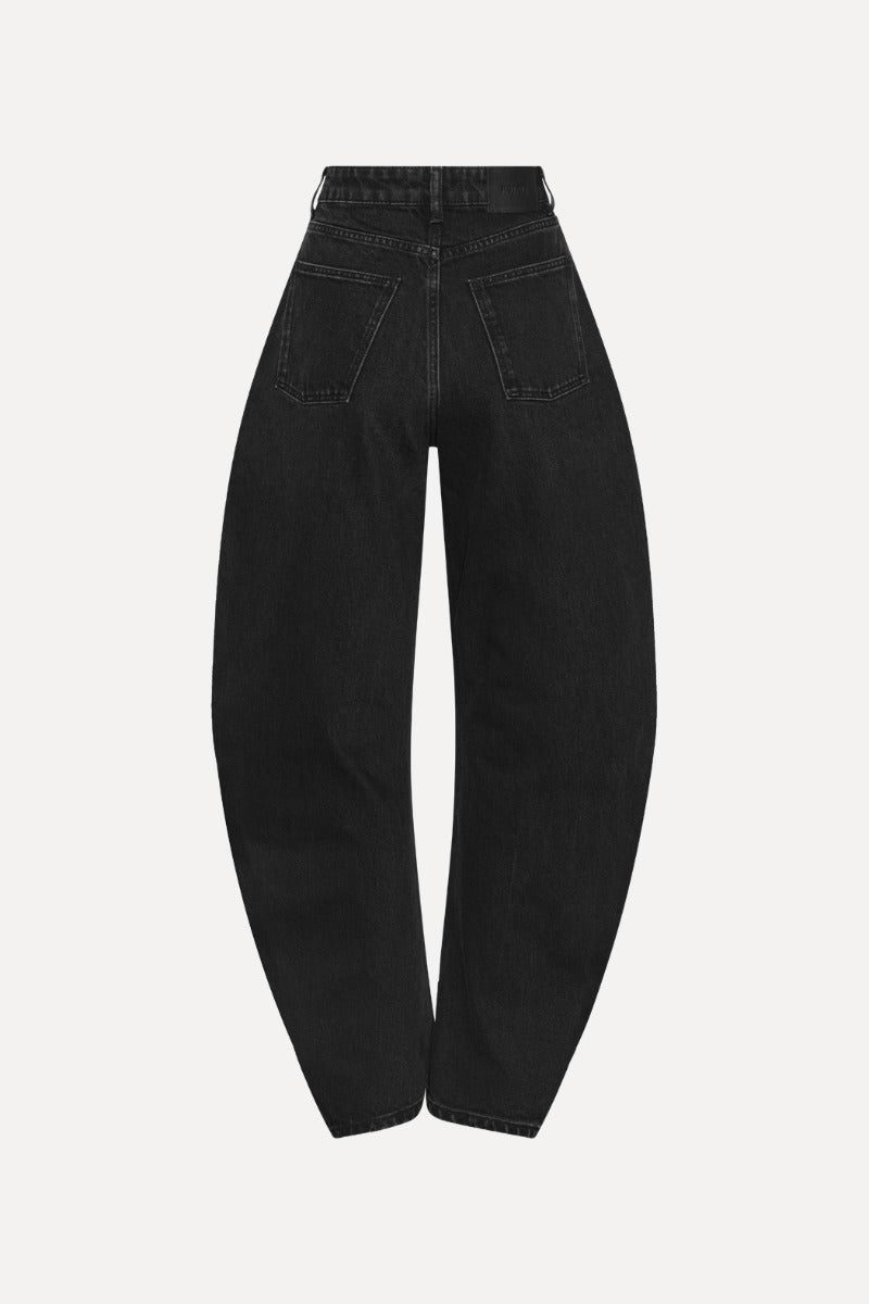 Draped Barrel Leg jeans