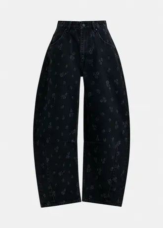 (Copia) Barrel Jeans Negro