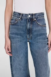 Brie Jeans — Denim Tiro Alto Corte Barrel 5 Bolsillos | Anine Bing