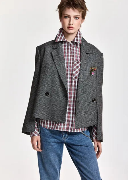Kiana Cropped Blazer.