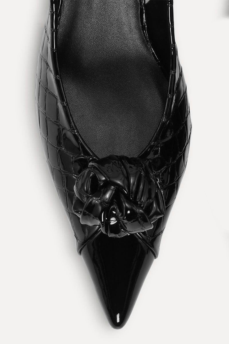 Slingback negro.