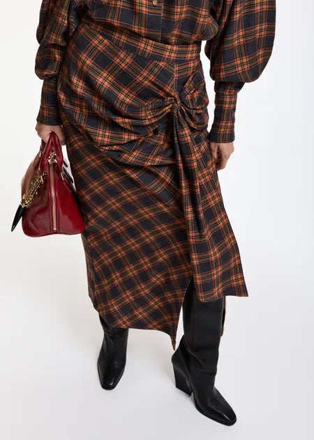 Karm Bow Midi skirt.