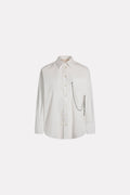 Camisa Strass — Tejido Strass Manga Larga Cuello Camisero | Circus Hotel