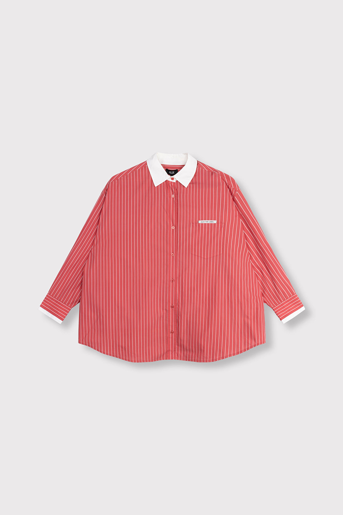 Oversized Striped camisa.
