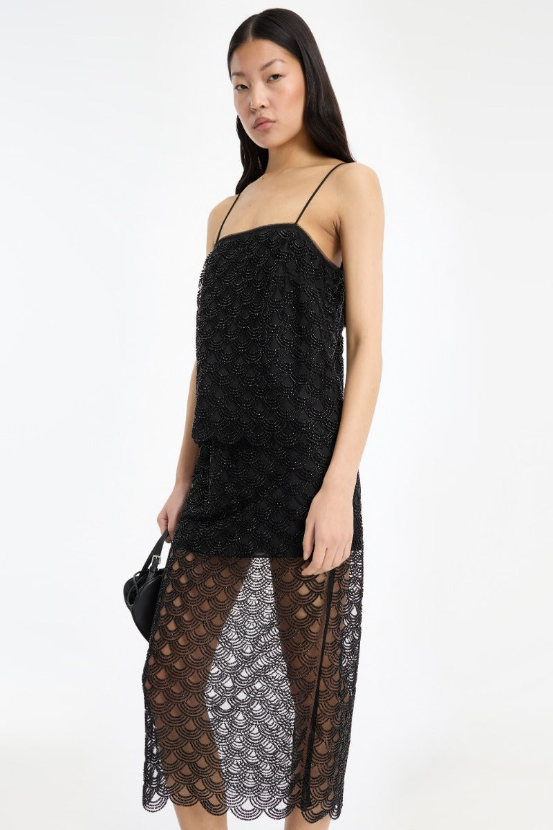 Sequins midi Pencil Skirt