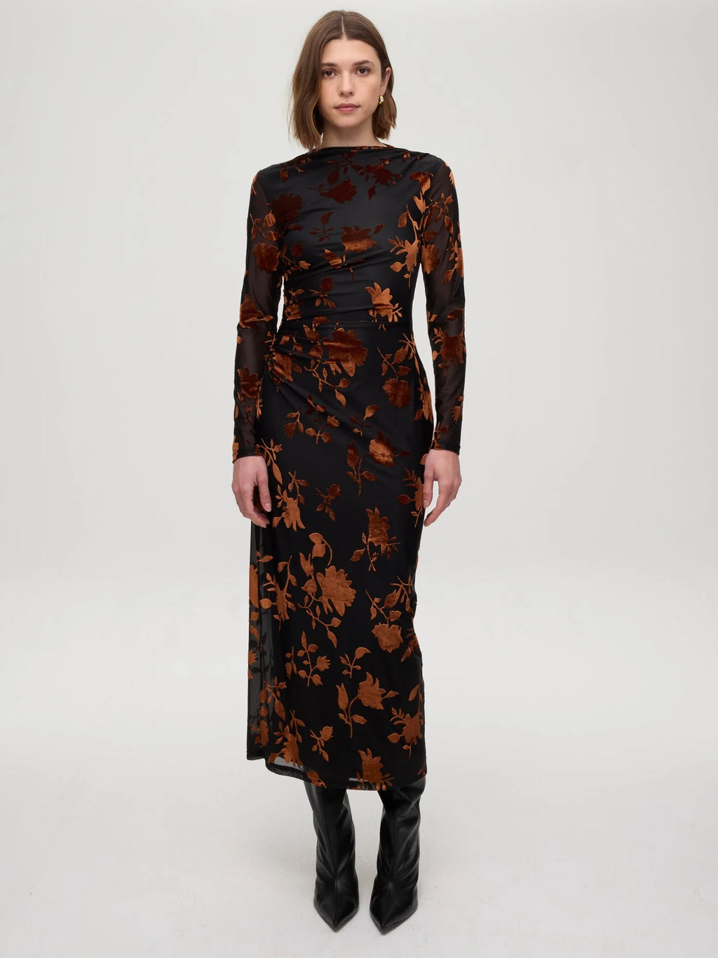 Eiffel vestido flores