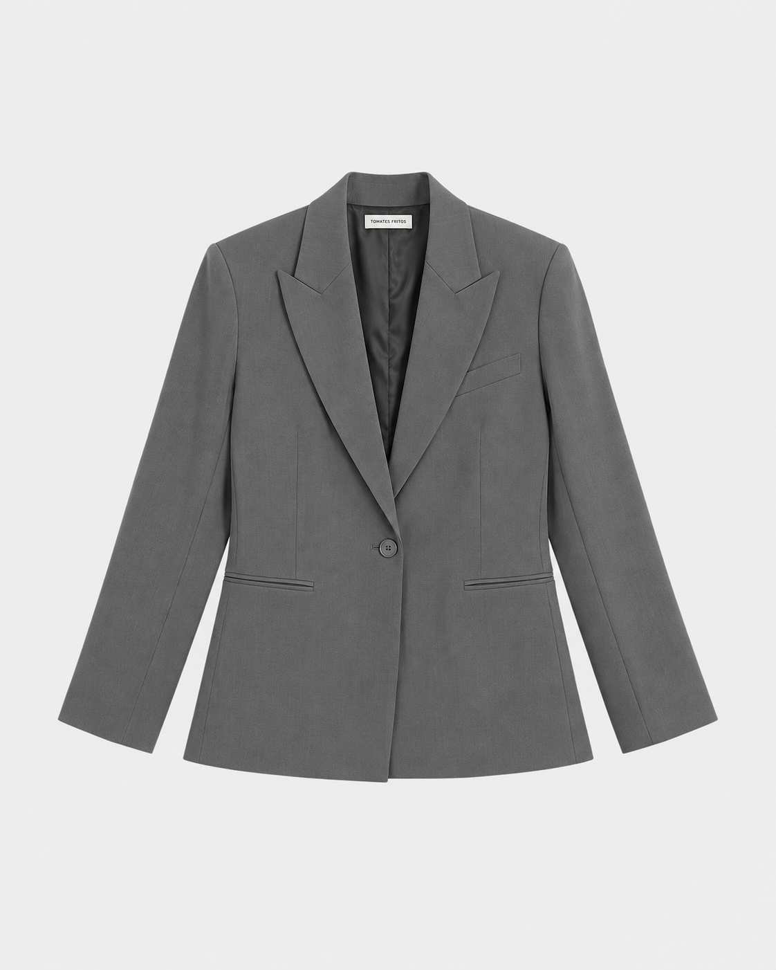 Americana esmoquin gris.