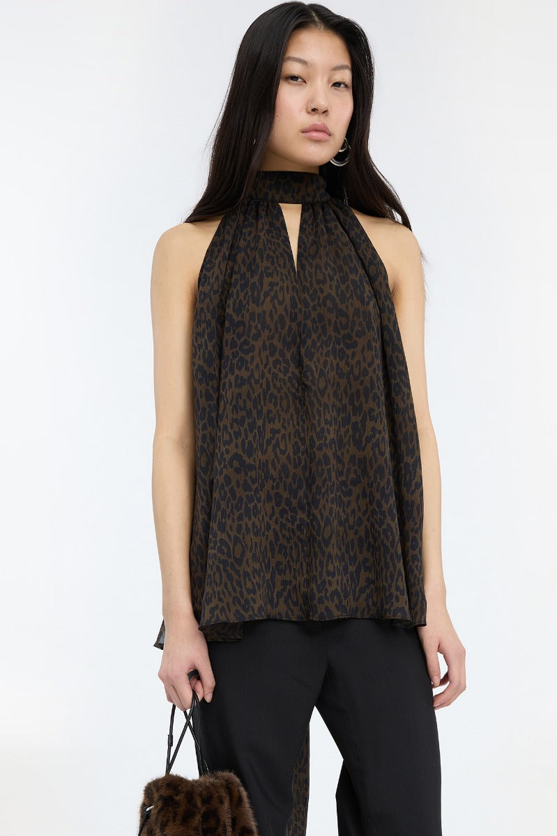 Halterneck Bow Top.