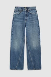 Brie Jeans — Denim Tiro Alto Corte Barrel 5 Bolsillos | Anine Bing
