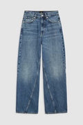 Brie Jeans — Denim Tiro Alto Corte Barrel 5 Bolsillos | Anine Bing