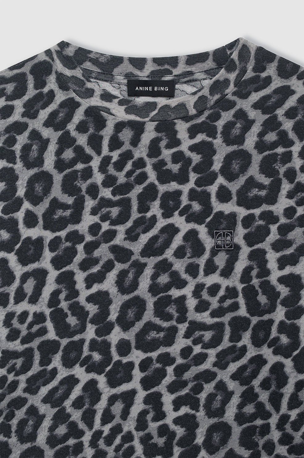 Cohen camiseta leopardo gris