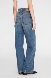 Brie Jeans — Denim Tiro Alto Corte Barrel 5 Bolsillos | Anine Bing