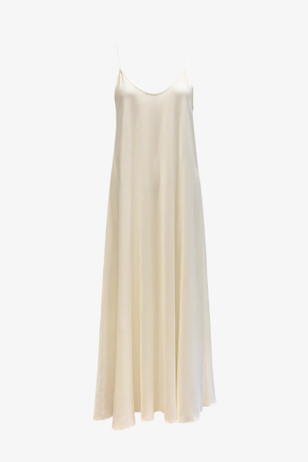 Vestido basico tirantes ecru