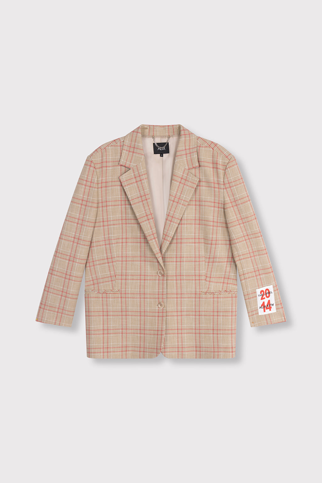 Blazer Cuadros Alix.
