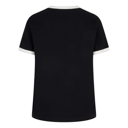 Charlet Camiseta Negra — Estilo Retro Logo Love Stories | Love Stories