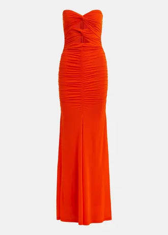 Jeremi Vestido — Tejido Fluido Corte Midi Escote V | Essentiel Antwerp