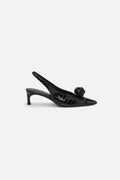 Slingback negro.