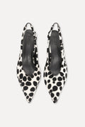 Slingback Fur Pump Animal Print — Tacón Chupete Pelo de Potro | Rotate