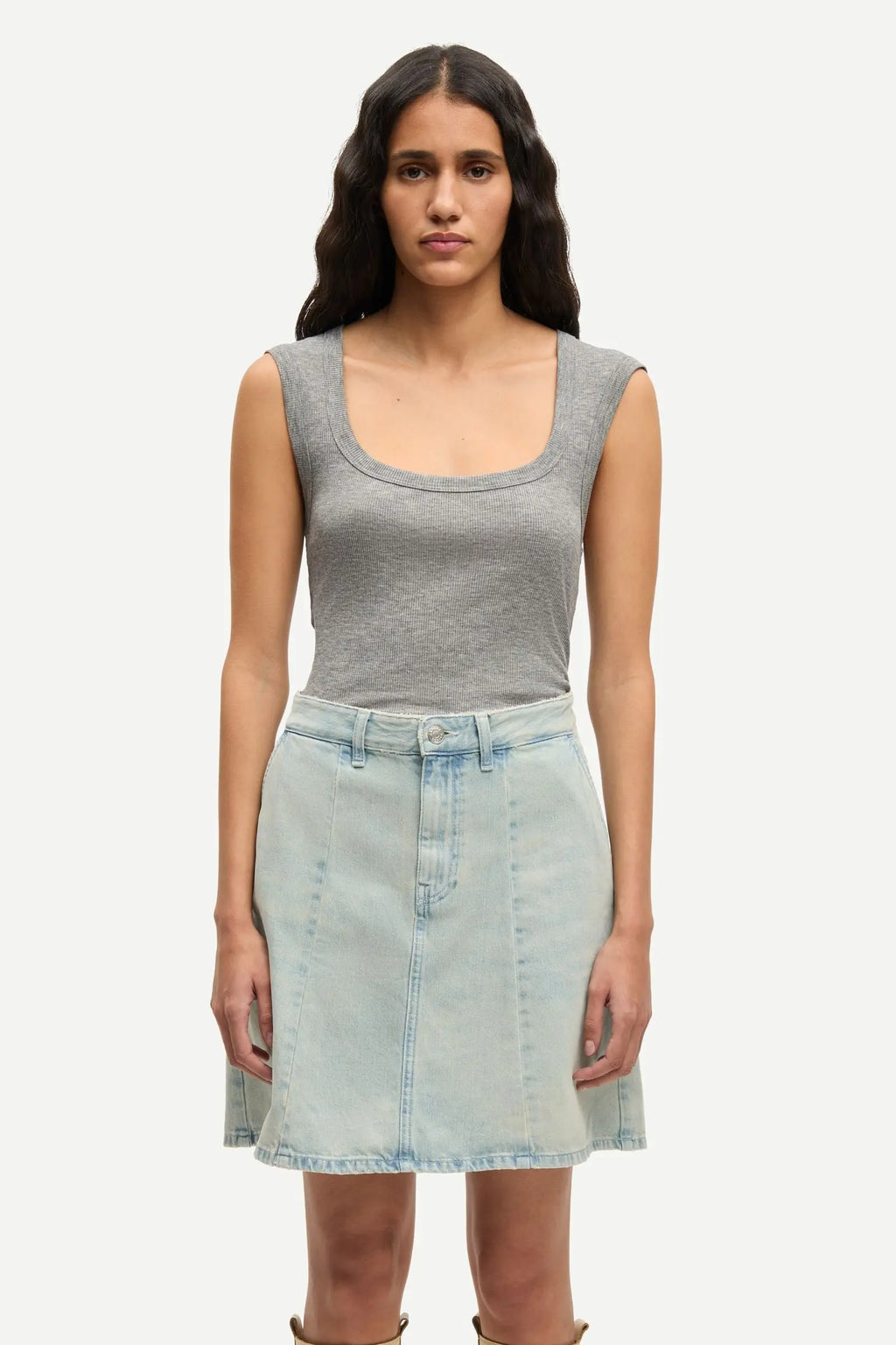 Sadou Tank Top Gris