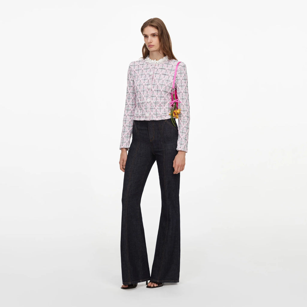 Indigo High Waisted jeans.