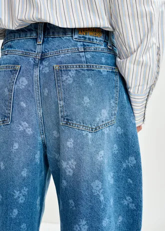 Barrel Jeans Azul
