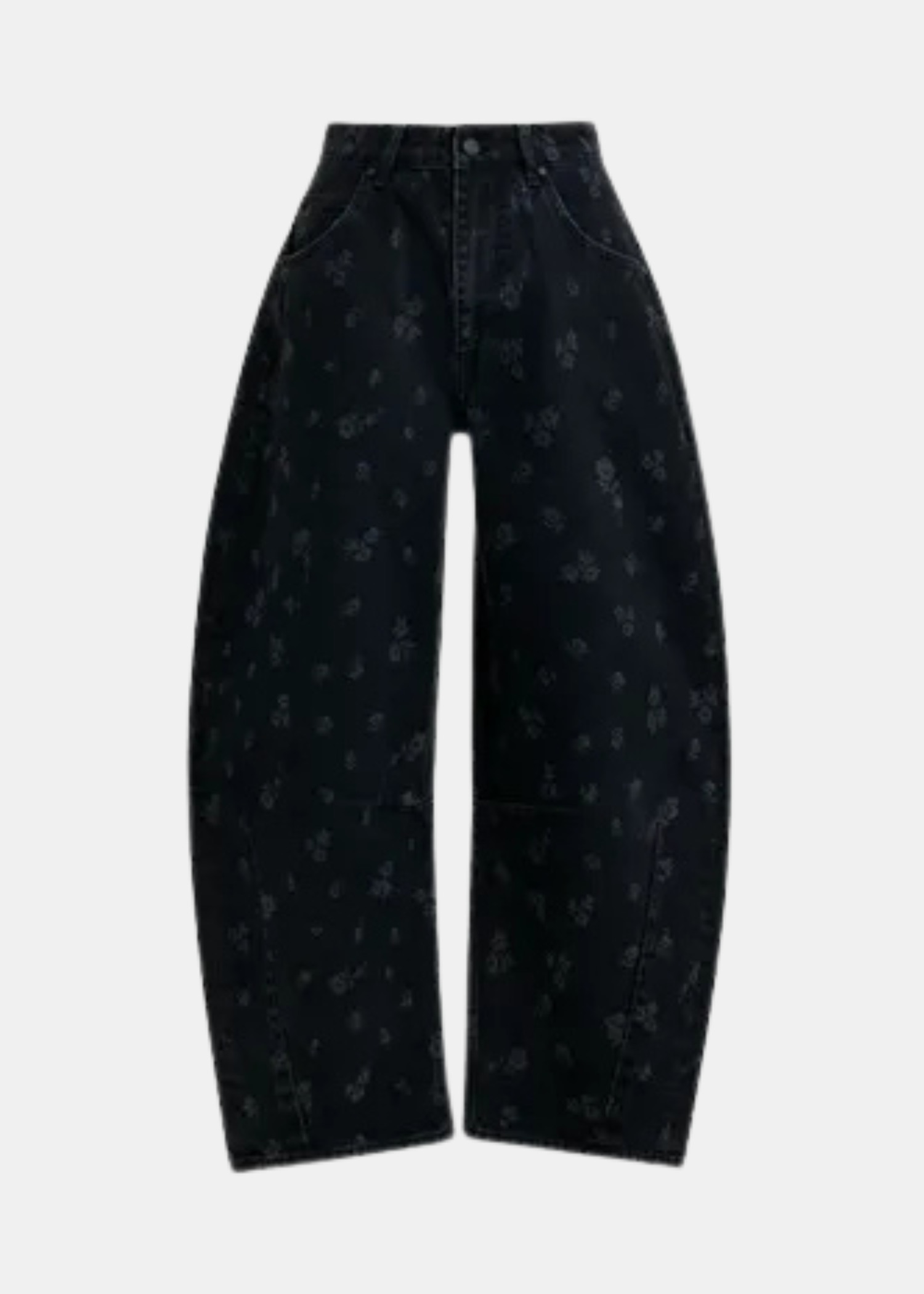 Barrel Jeans Negro