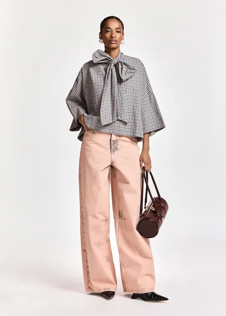 Kefir Pussy Bow Tie Top.