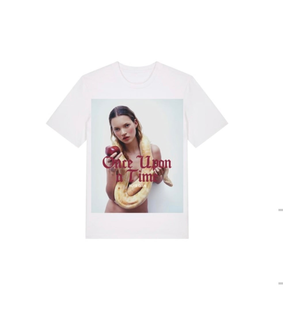 Once Upon camiseta blanca