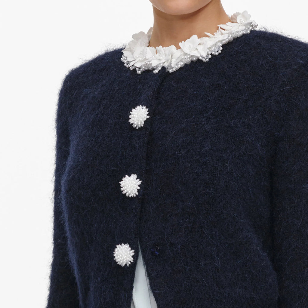 Navy Flower jacket.