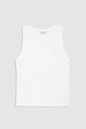 Juliann Top de Lino — Tirantes Anchos y Logo Anine Bing