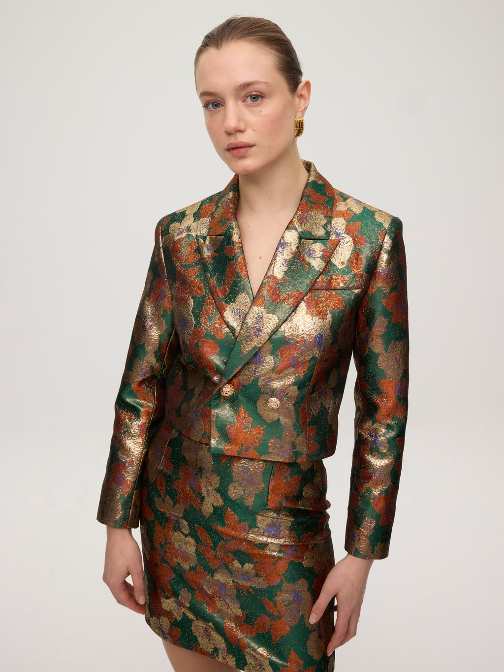 Americana cropped Empire flores