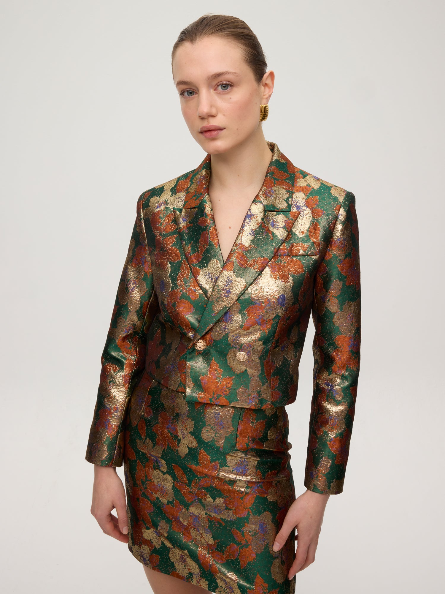 Americana cropped Empire flores