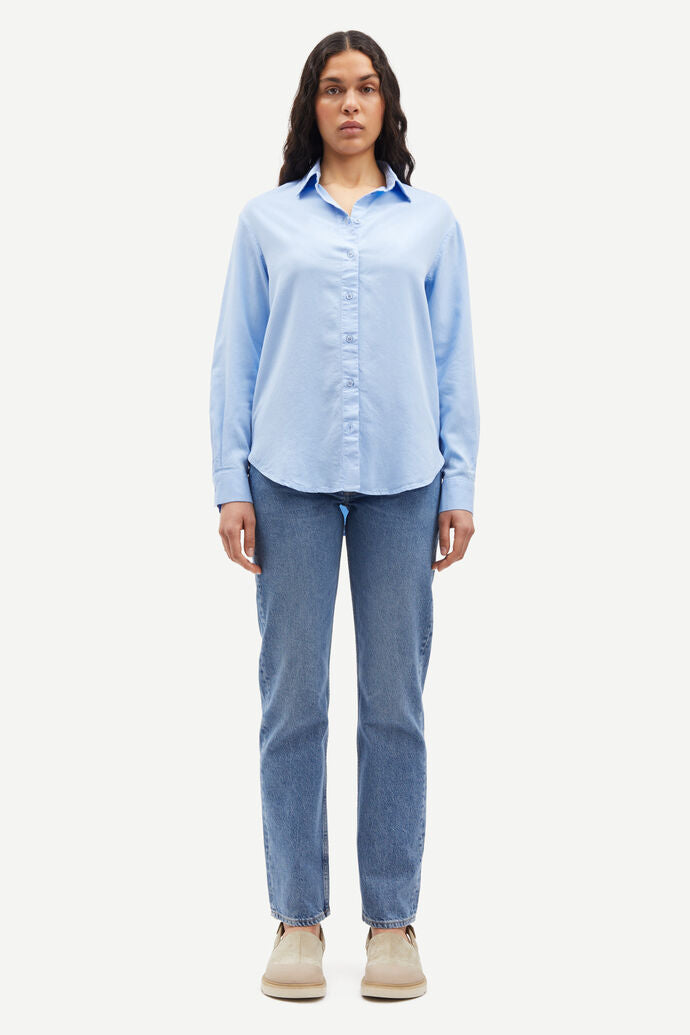 Madisoni camisa básica azul