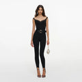 Black Knitted Vest.