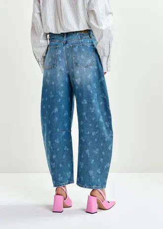 Barrel Jeans Azul