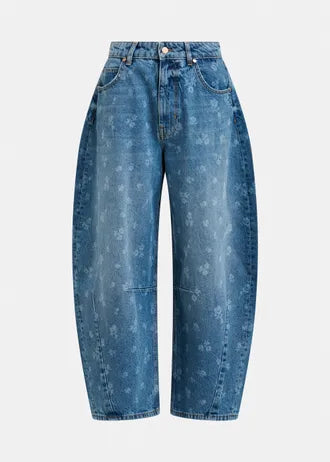 Barrel Jeans Azul