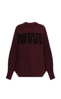 Knitted Logo Sweater.
