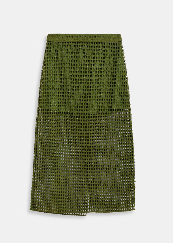 Handkerchi falda verde