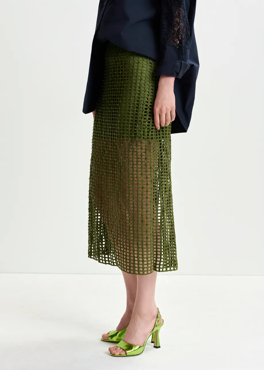 Handkerchi falda verde